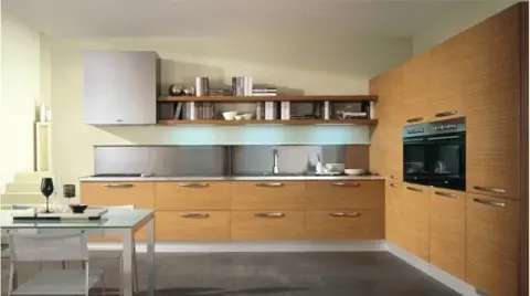 MDF Lam Kapaklı Mutfak Dolabı - MDF lam kapaklı Pro-Contract mutfak dolabı.